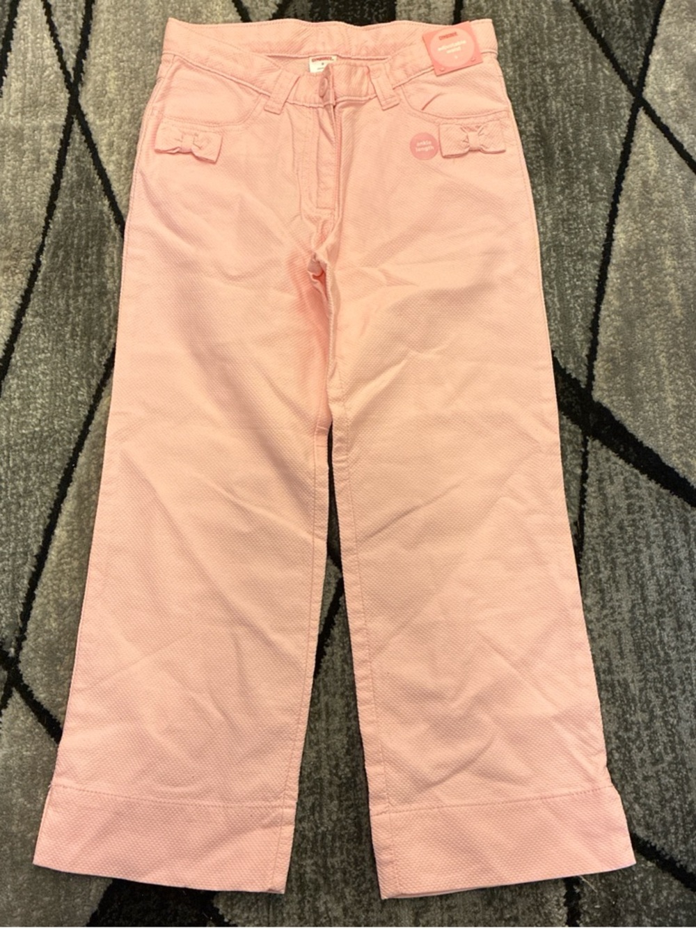 Light Pink Bow 🎀 Wide-Leg Pants